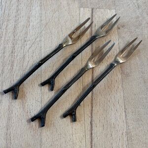 ROOST TWIG COCKTAIL FORKS: Set of 4
